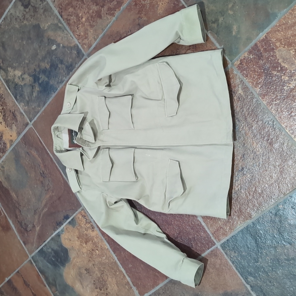 Eddie Bauer Barncoat With Leather Patch Elbows & … - image 8